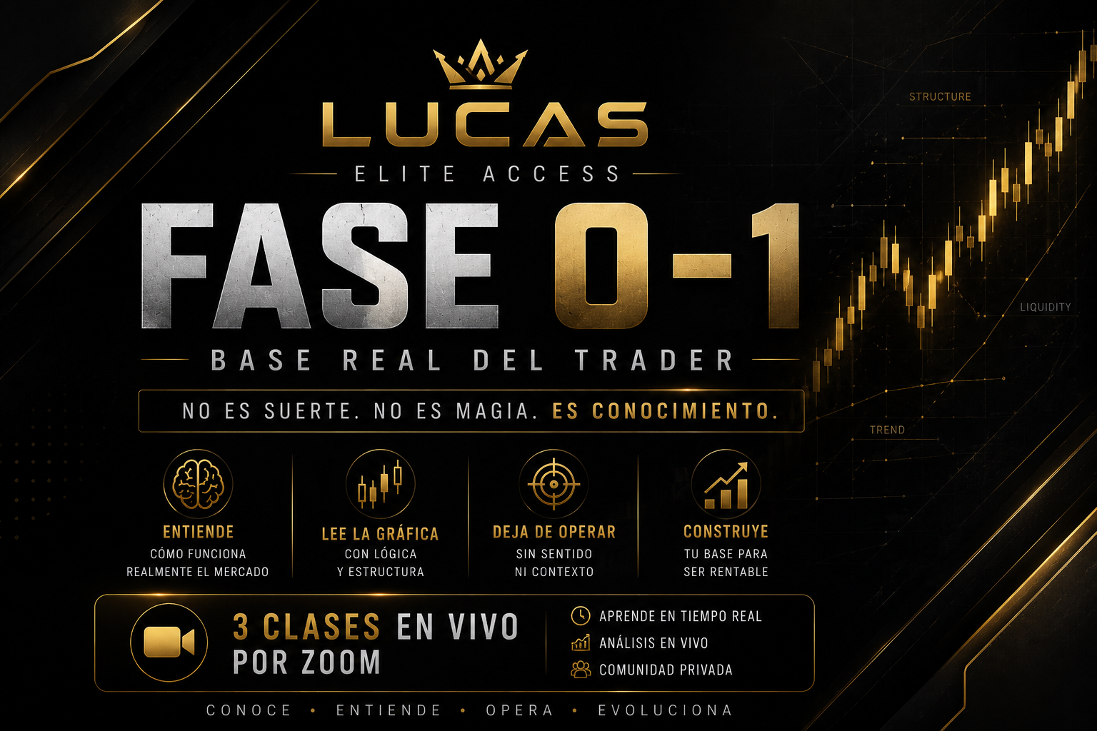 Lucas Elite Access — Fase 0–1: Base Real del Trader